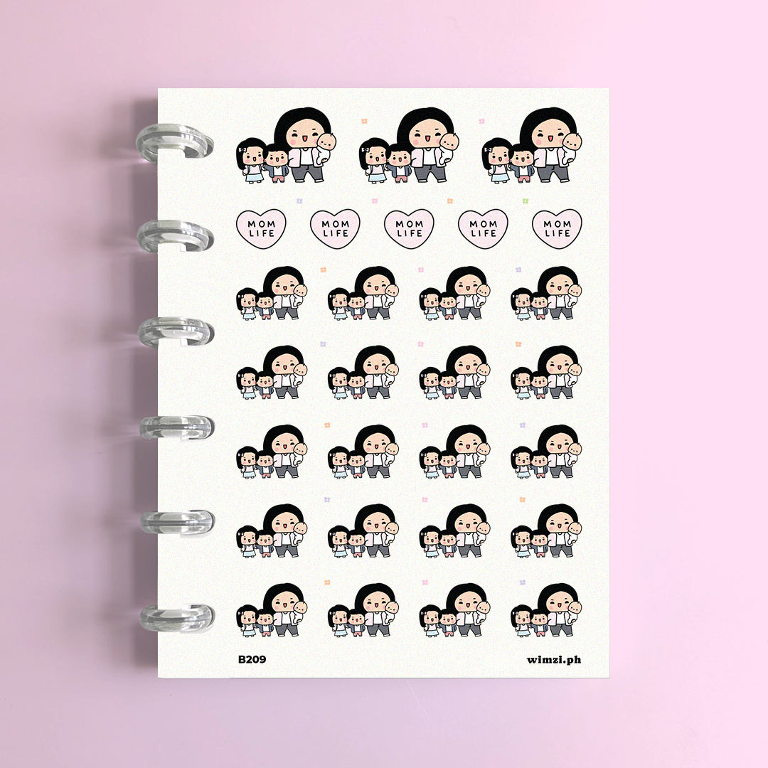 Cute Mom Planner Stickers