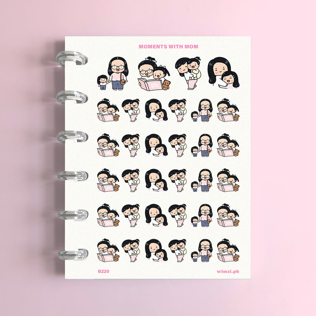 Moments with Mom (Daughter) Planner Stickers