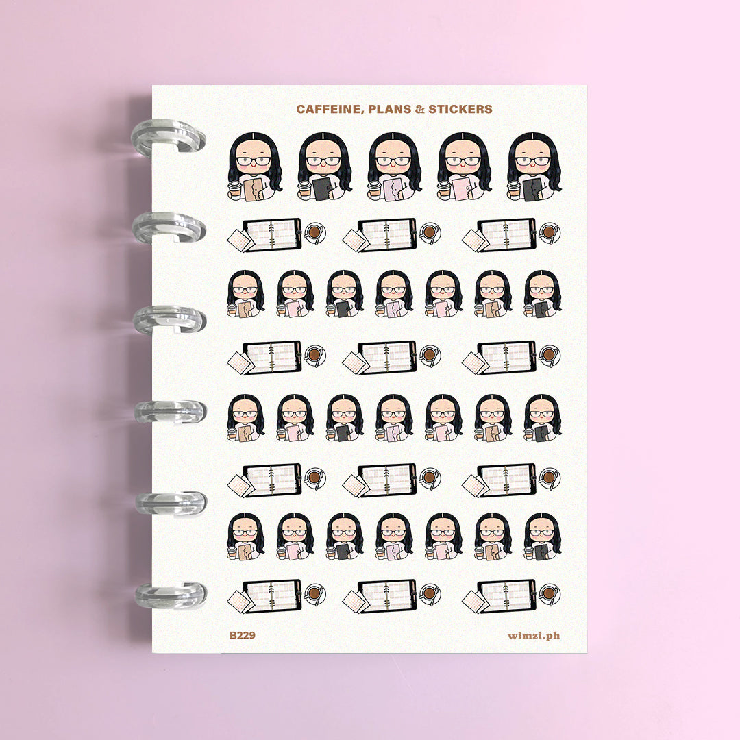 Caffeine, Plans & Stickers