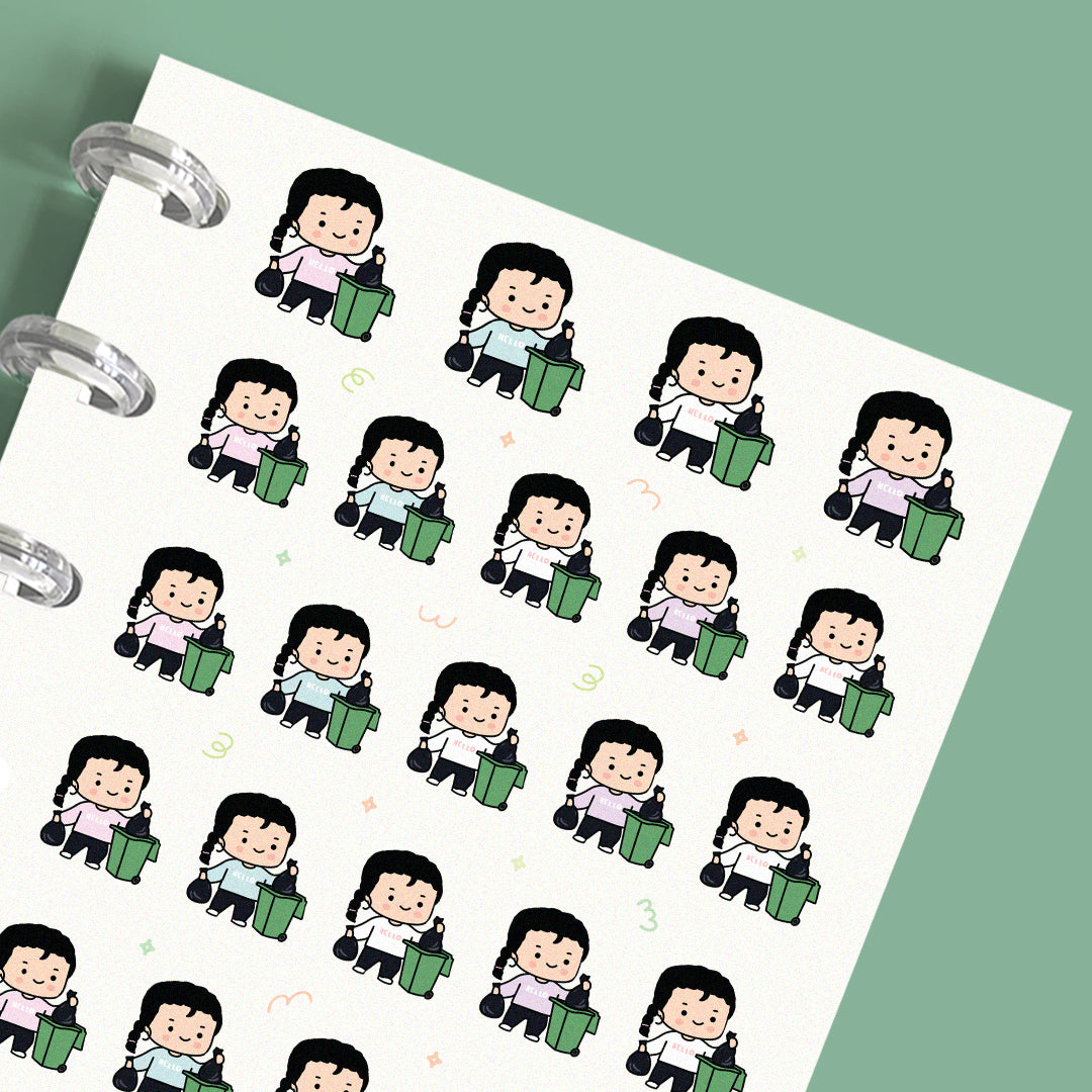 Trash Planner Stickers