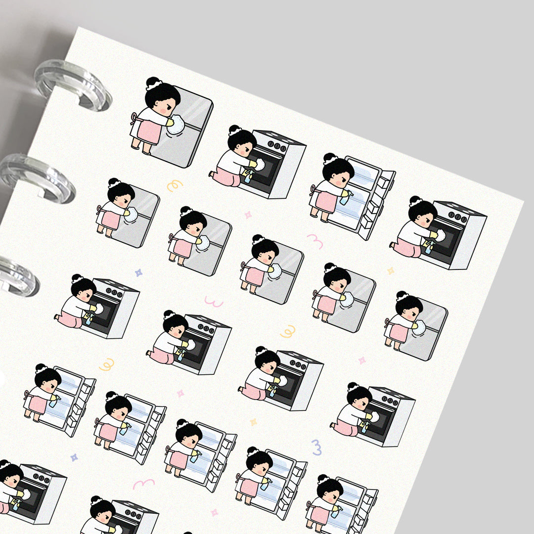 Clean Kitchen Planner Stickers