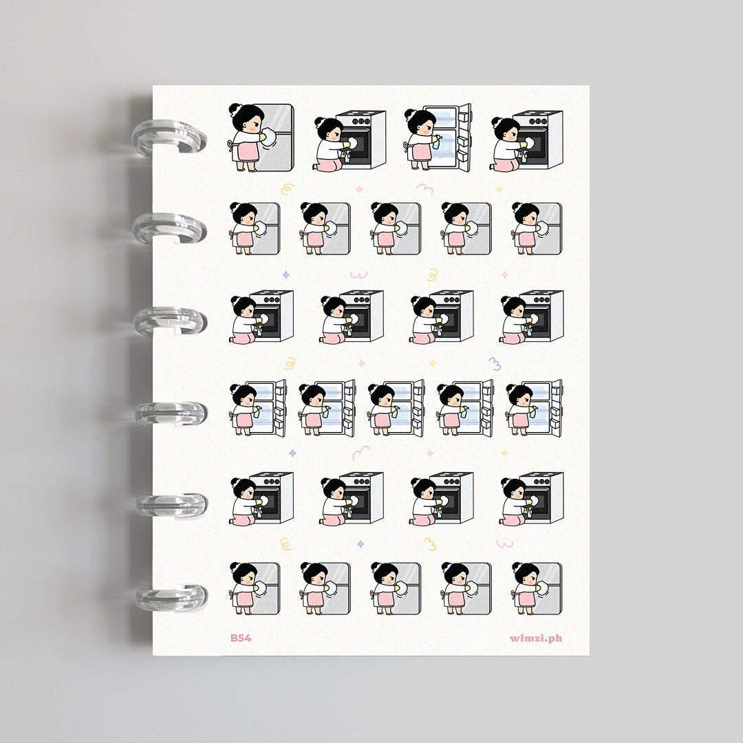 Clean Kitchen Planner Stickers