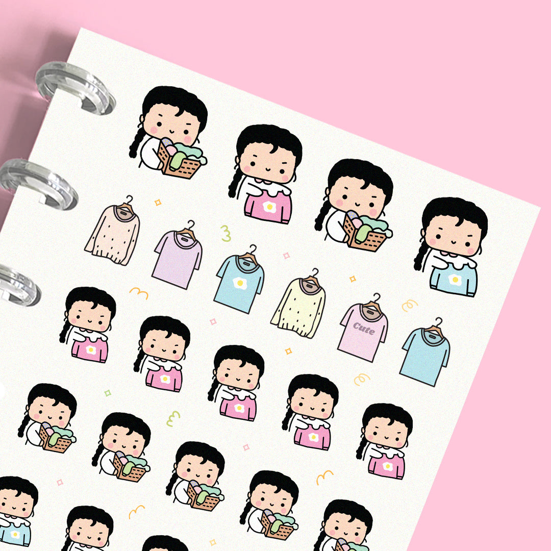 Laundry Planner Stickers
