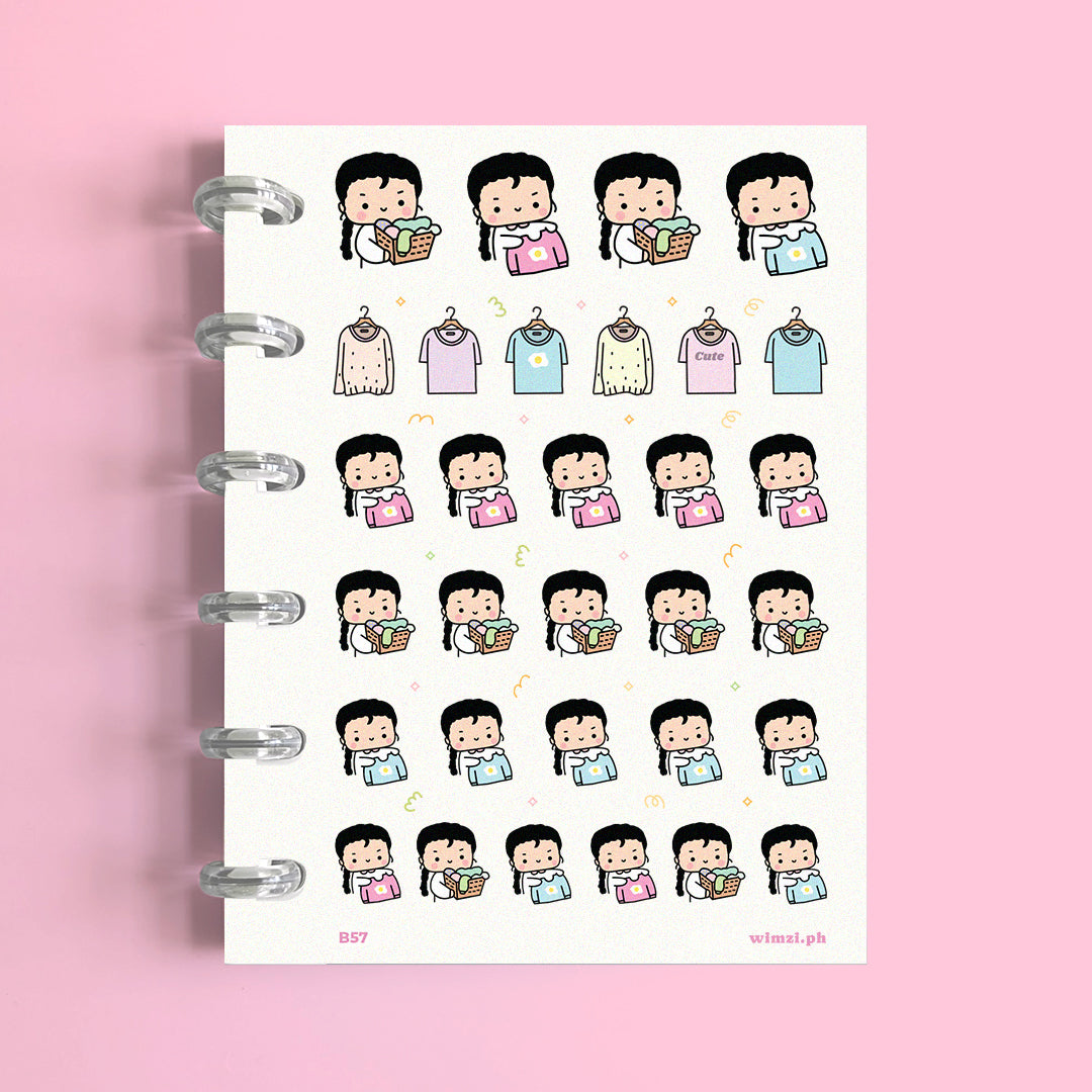 Laundry Planner Stickers