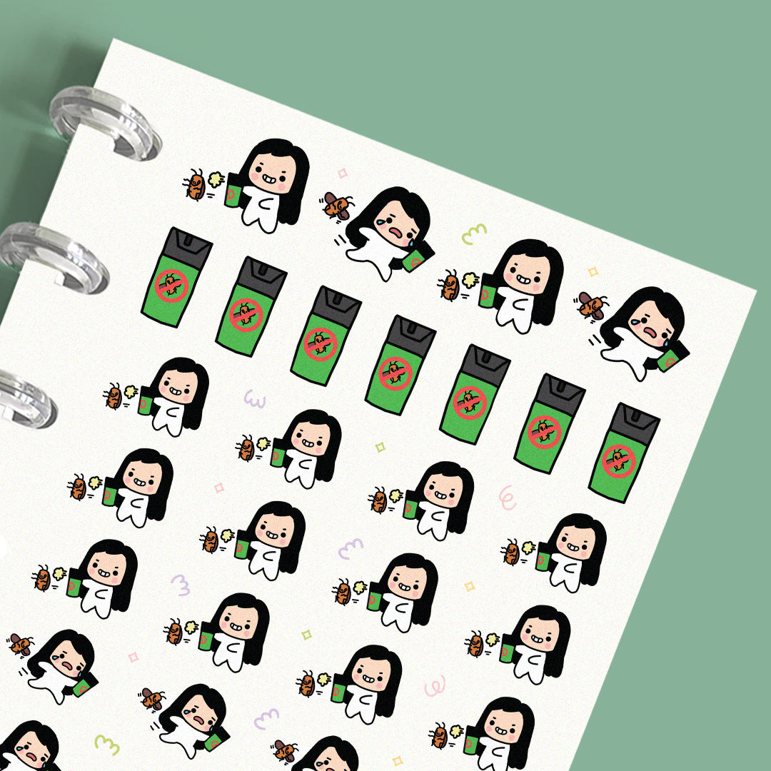 Get Rid of Cockroach Planner Stickers