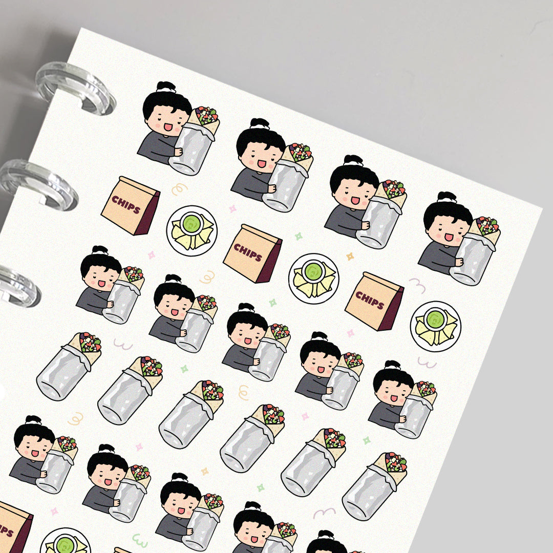 Burrito Planner Stickers