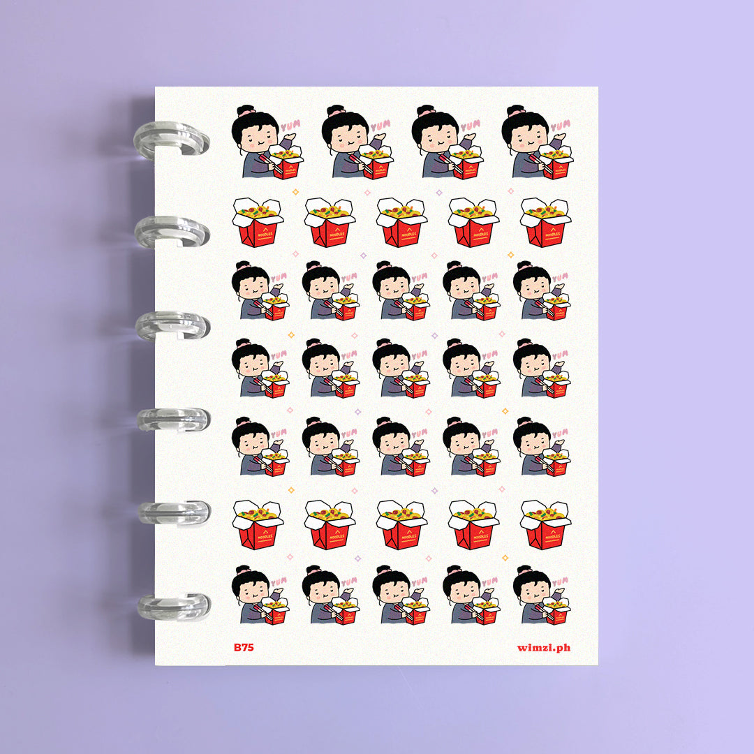 Takeout Noodle Planner Stickers