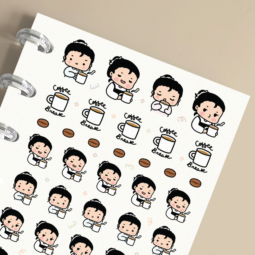 Coffee Break Planner Stickers