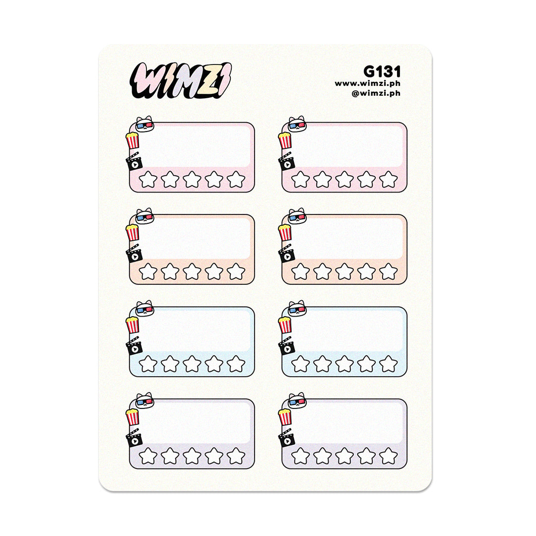 Functional Planner Stickers