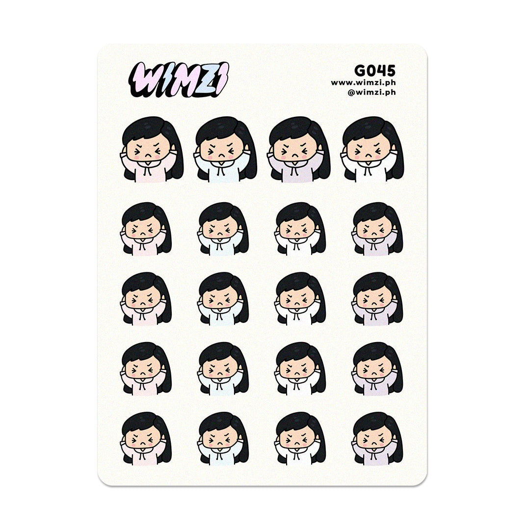 Anxiety Attack Planner Stickers