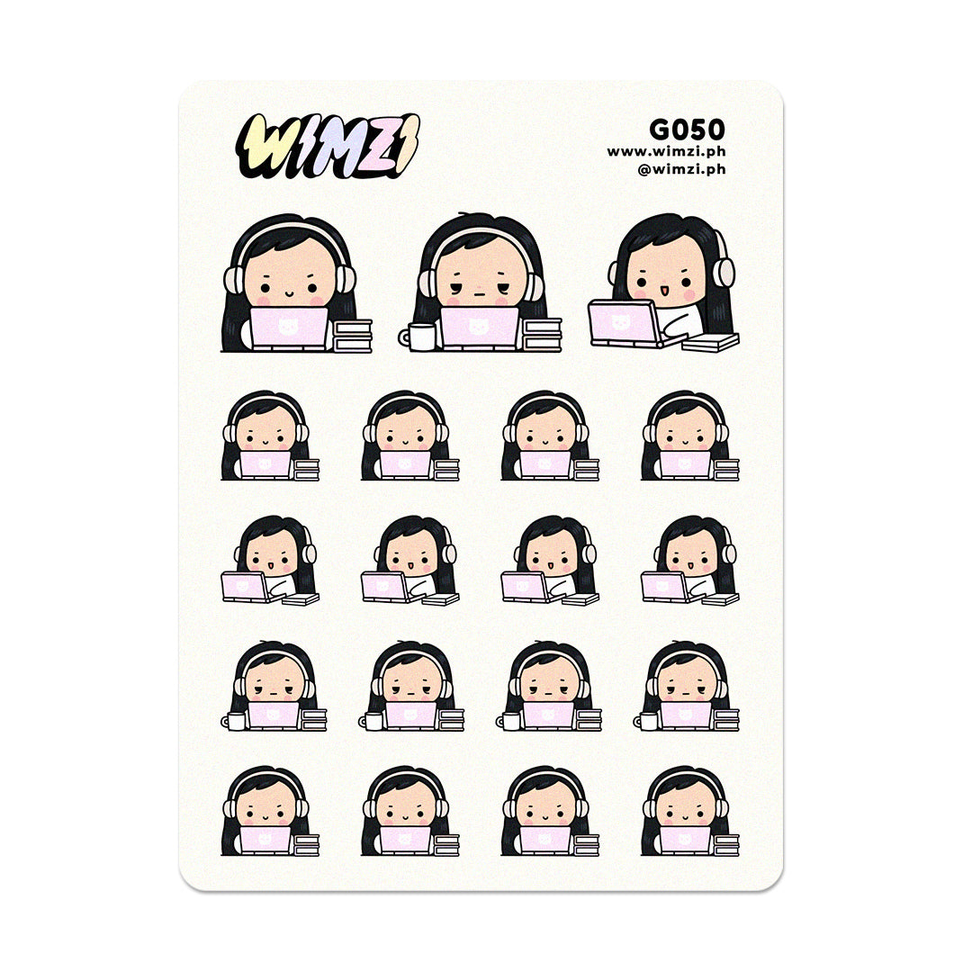 Online Classes Planner Stickers