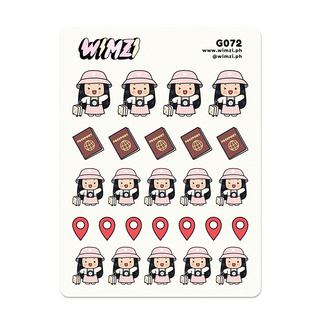 Travel Planner Stickers
