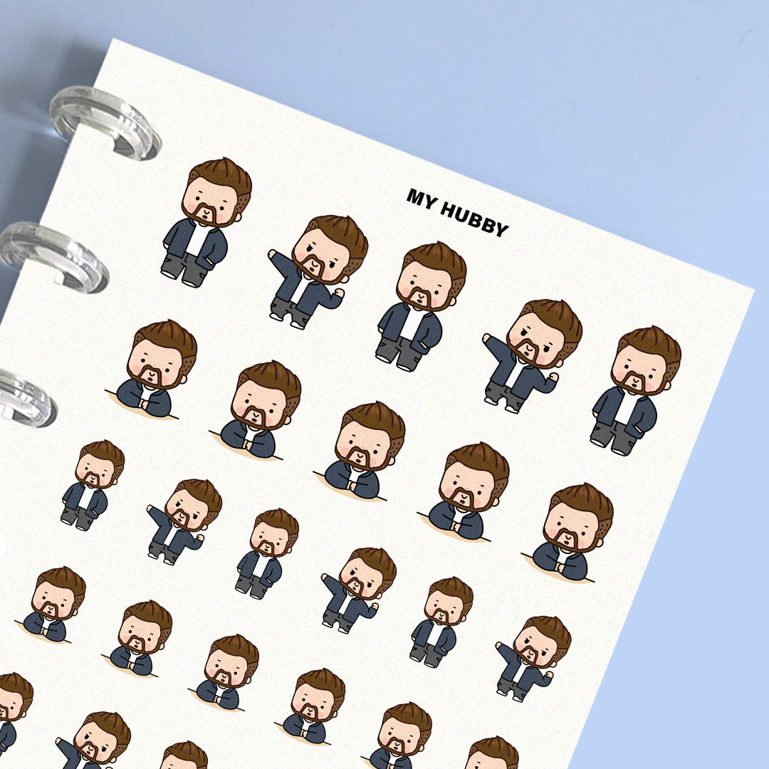 My Hubby Planner Stickers