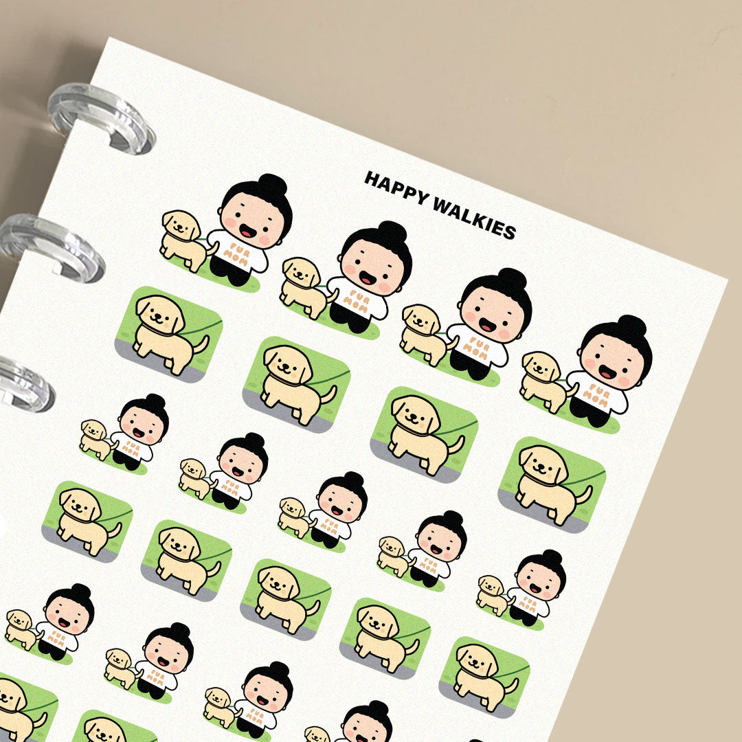 Walk the Dog Planner Stickers