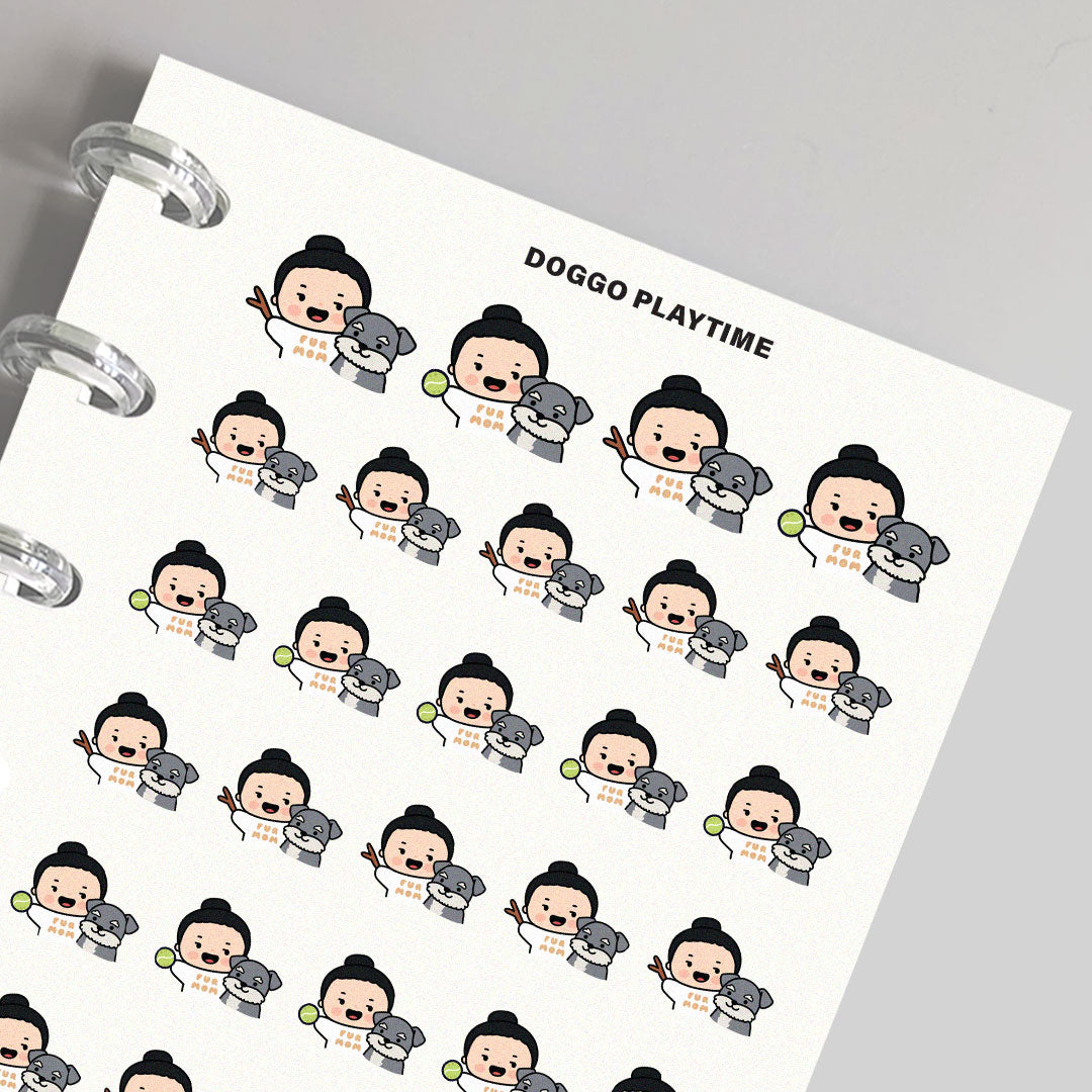 Dog Playtime Planner Stickers