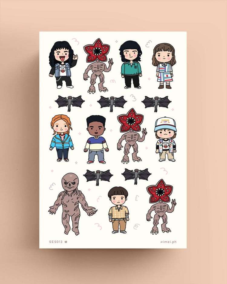 Strang*r Th*ngs Fanart Planner Stickers