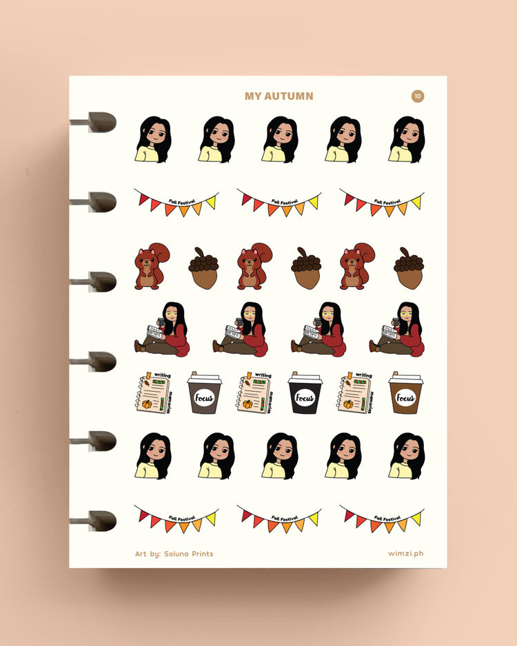 My Autumn Planner Stickers