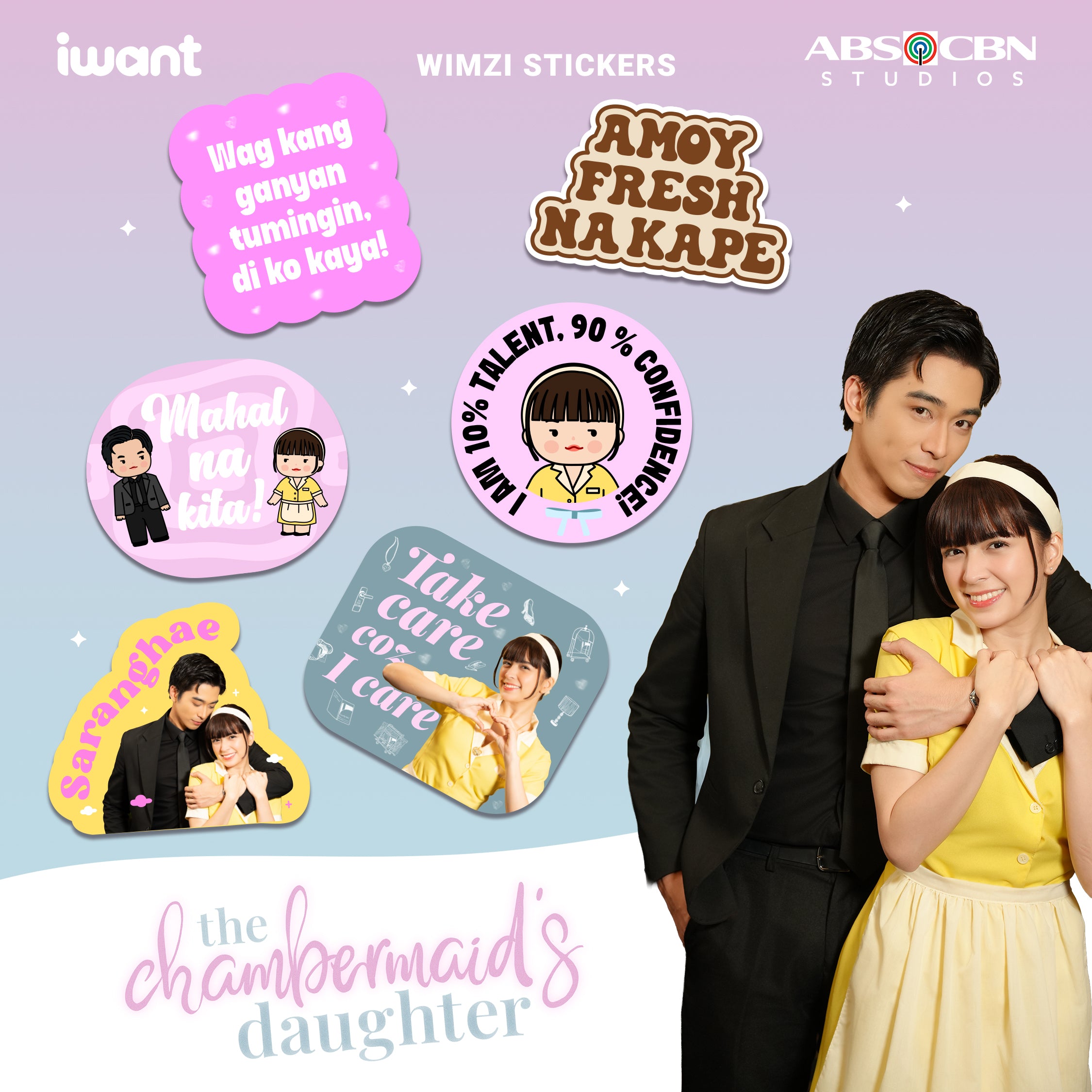 The Chambermaid’s Daughter Official Licensed Stickers Merch iWant ABS-CBN