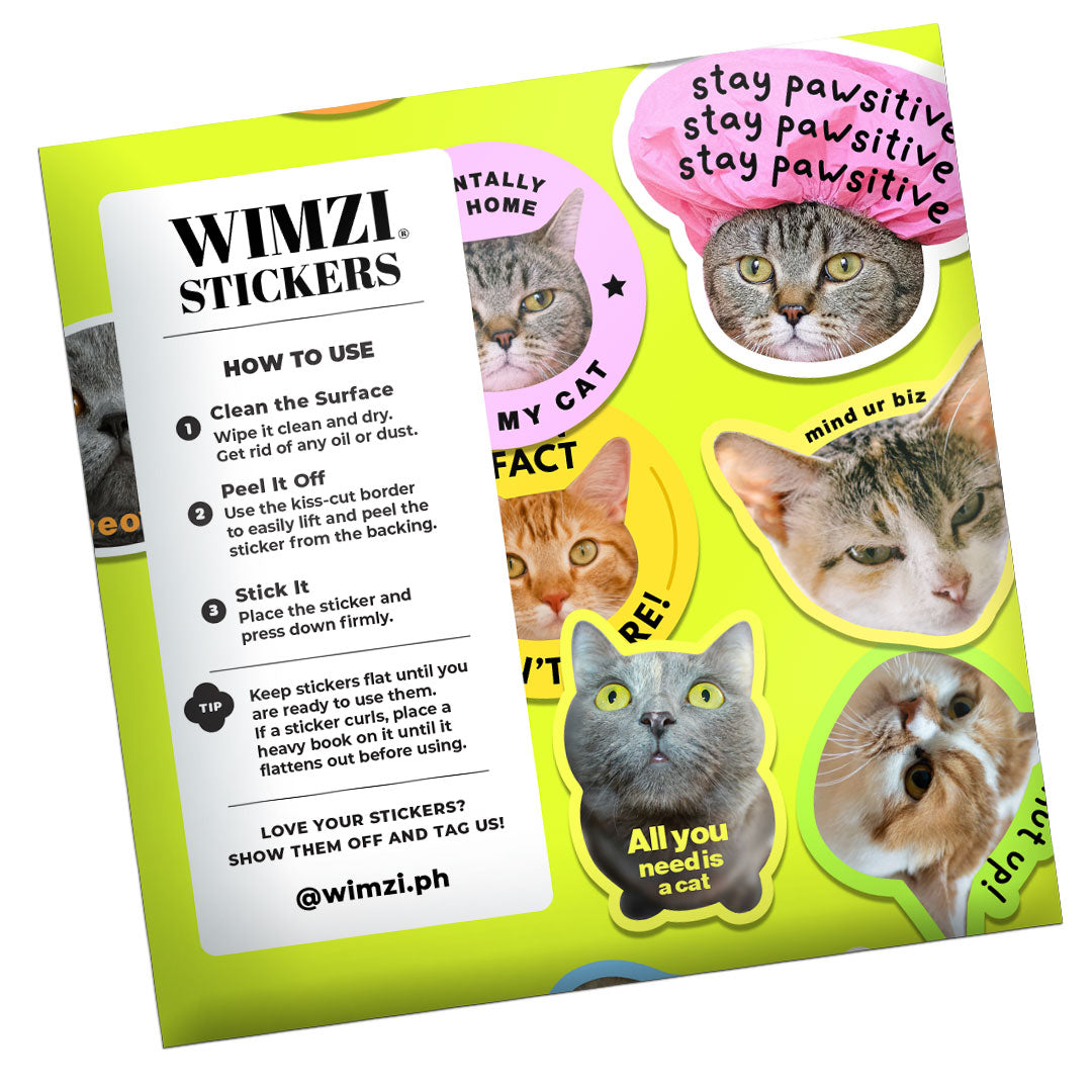 Meow Meow Vinyl Sticker Pack