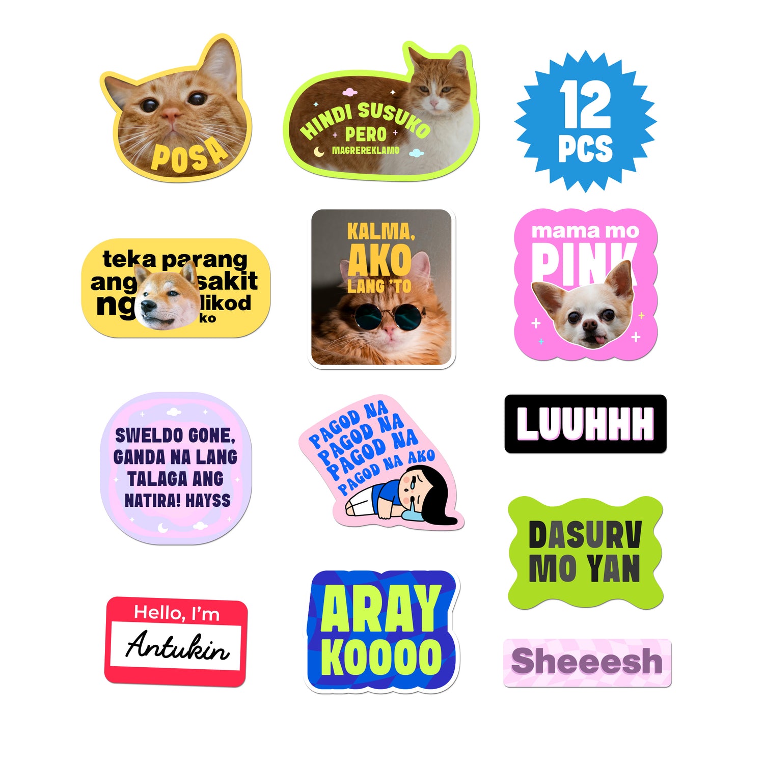 Pinoy Vinyl Sticker Pack