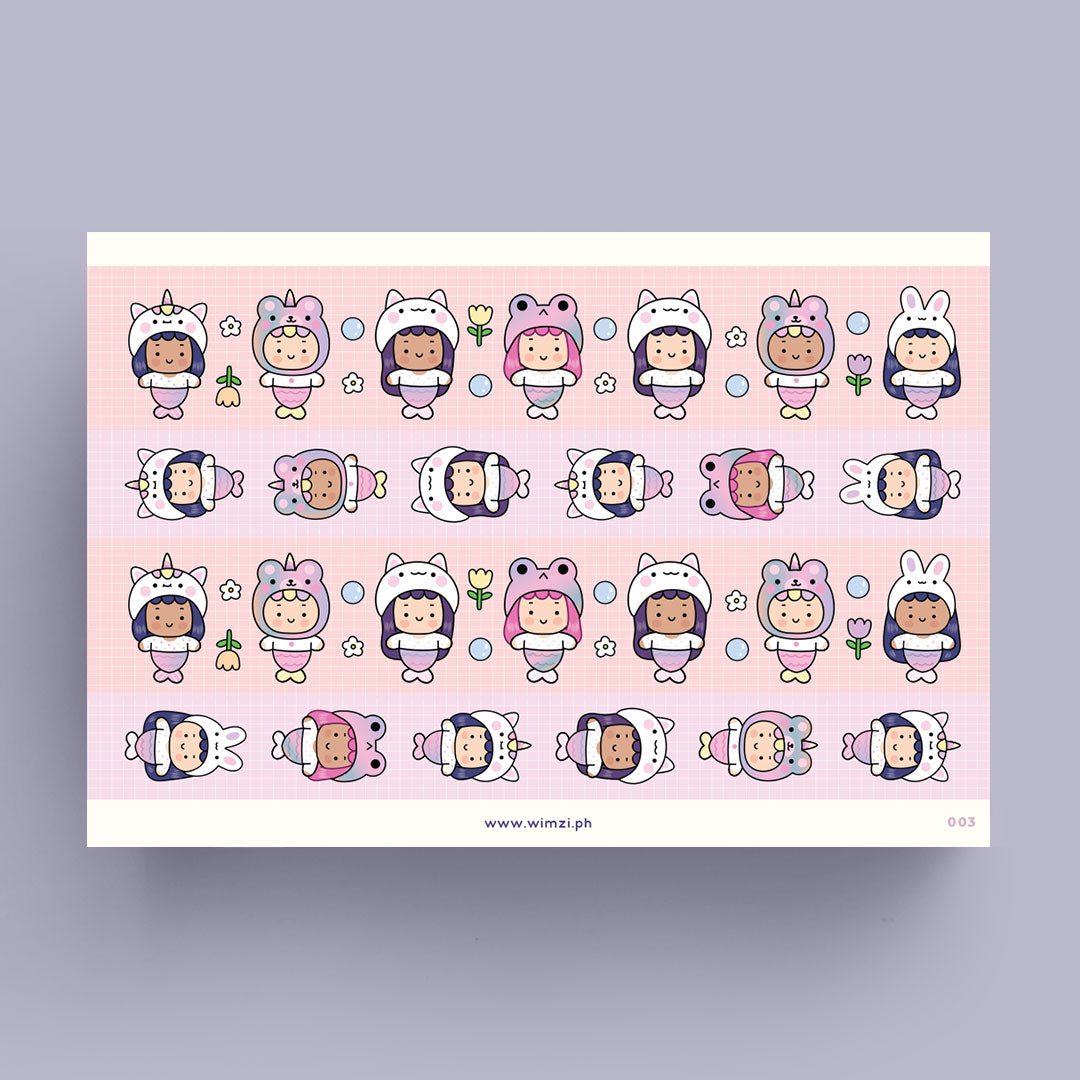 Pastel Mermaids Deco Strips
