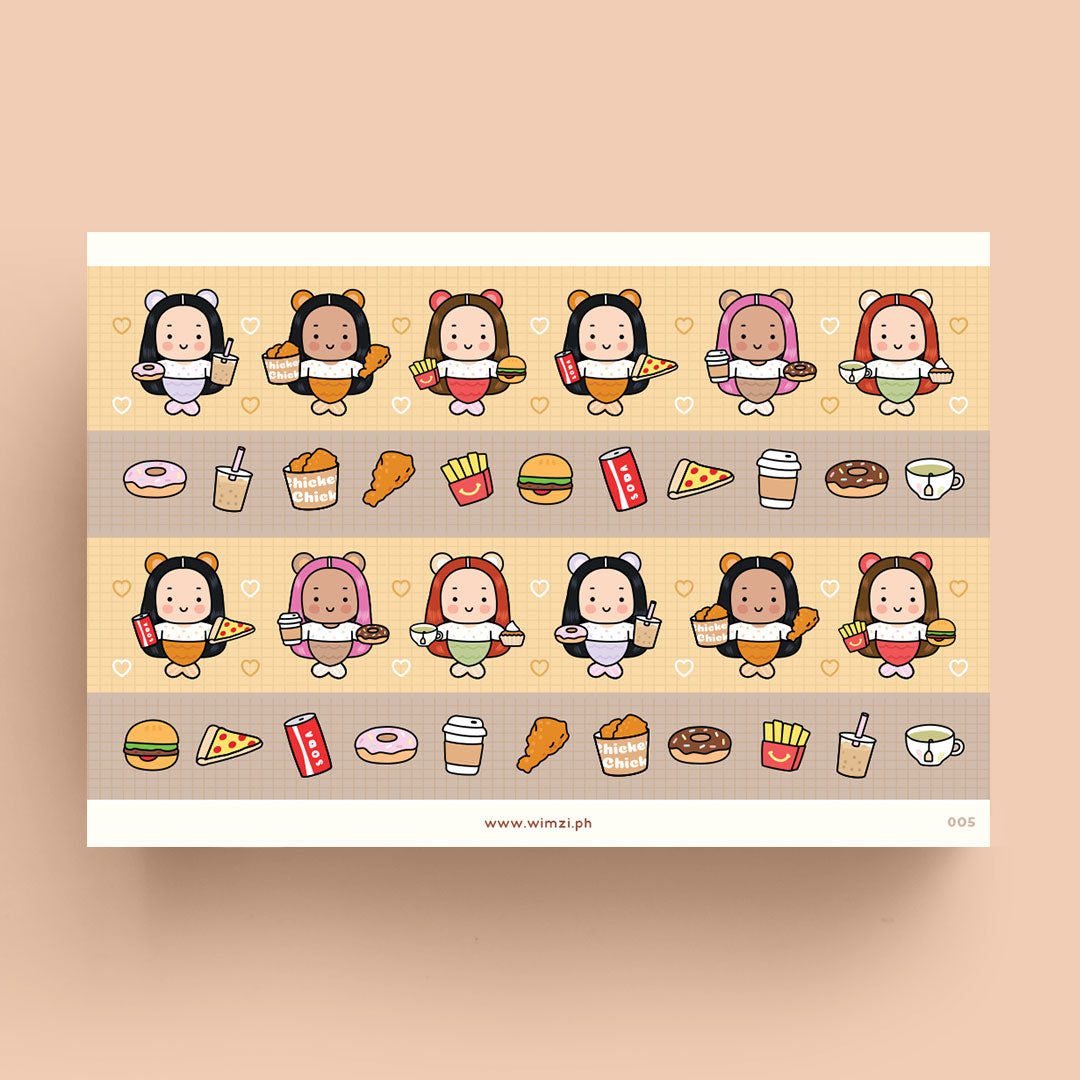 Foodie Mermaids Deco Strips