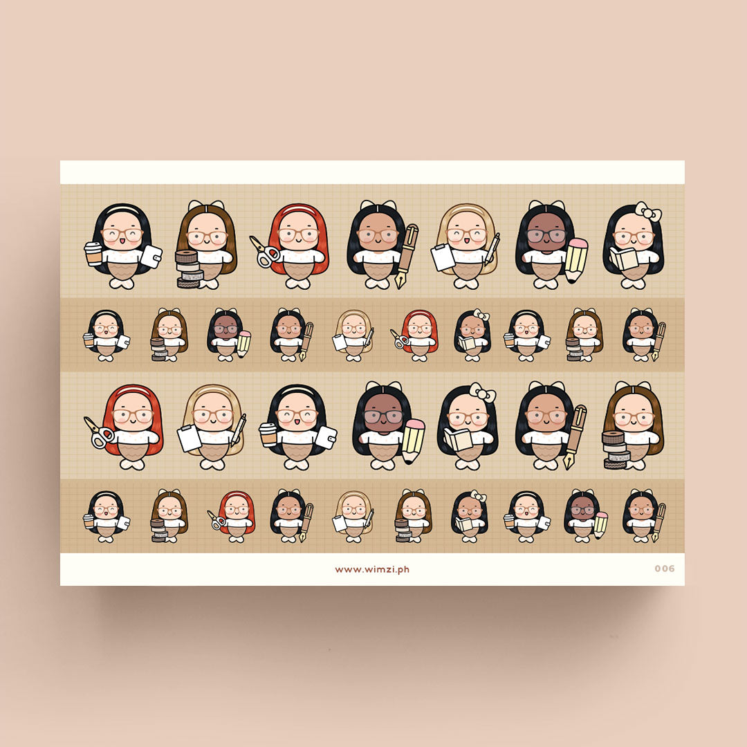 Stationery Lover Mermaids Deco Strips