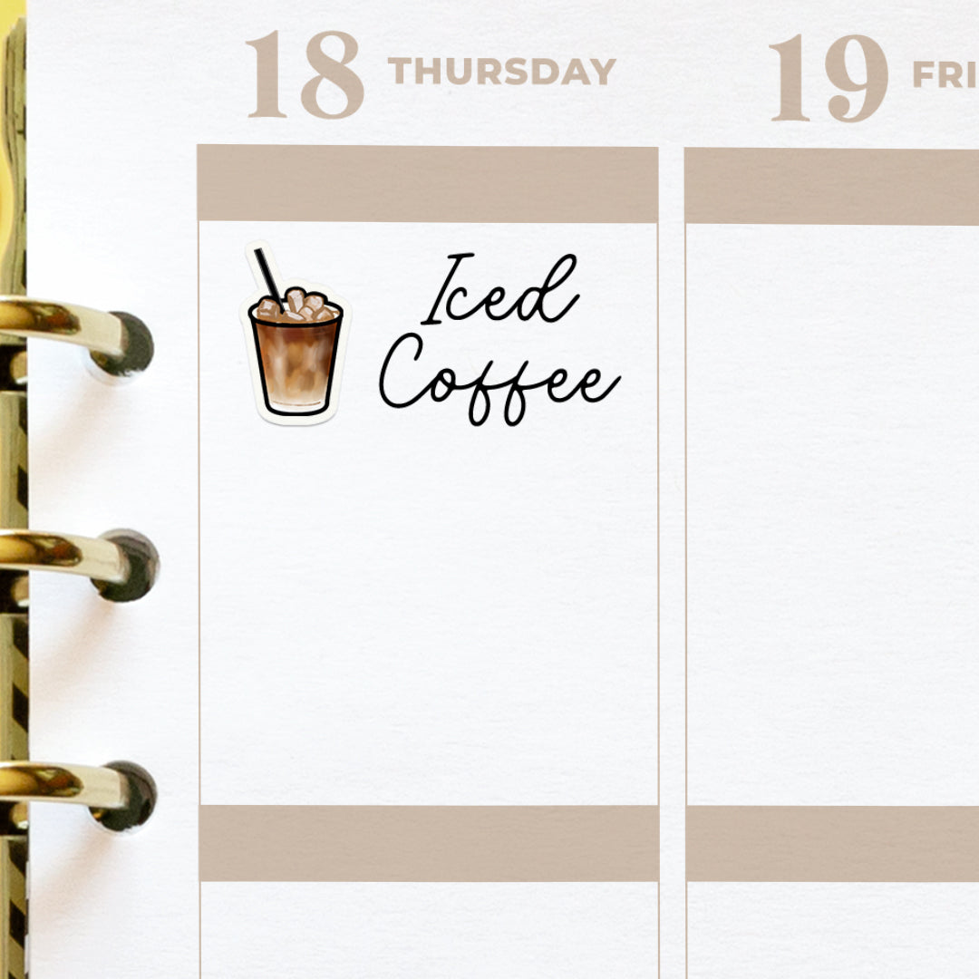 Coffee Drinks Planner Stickers