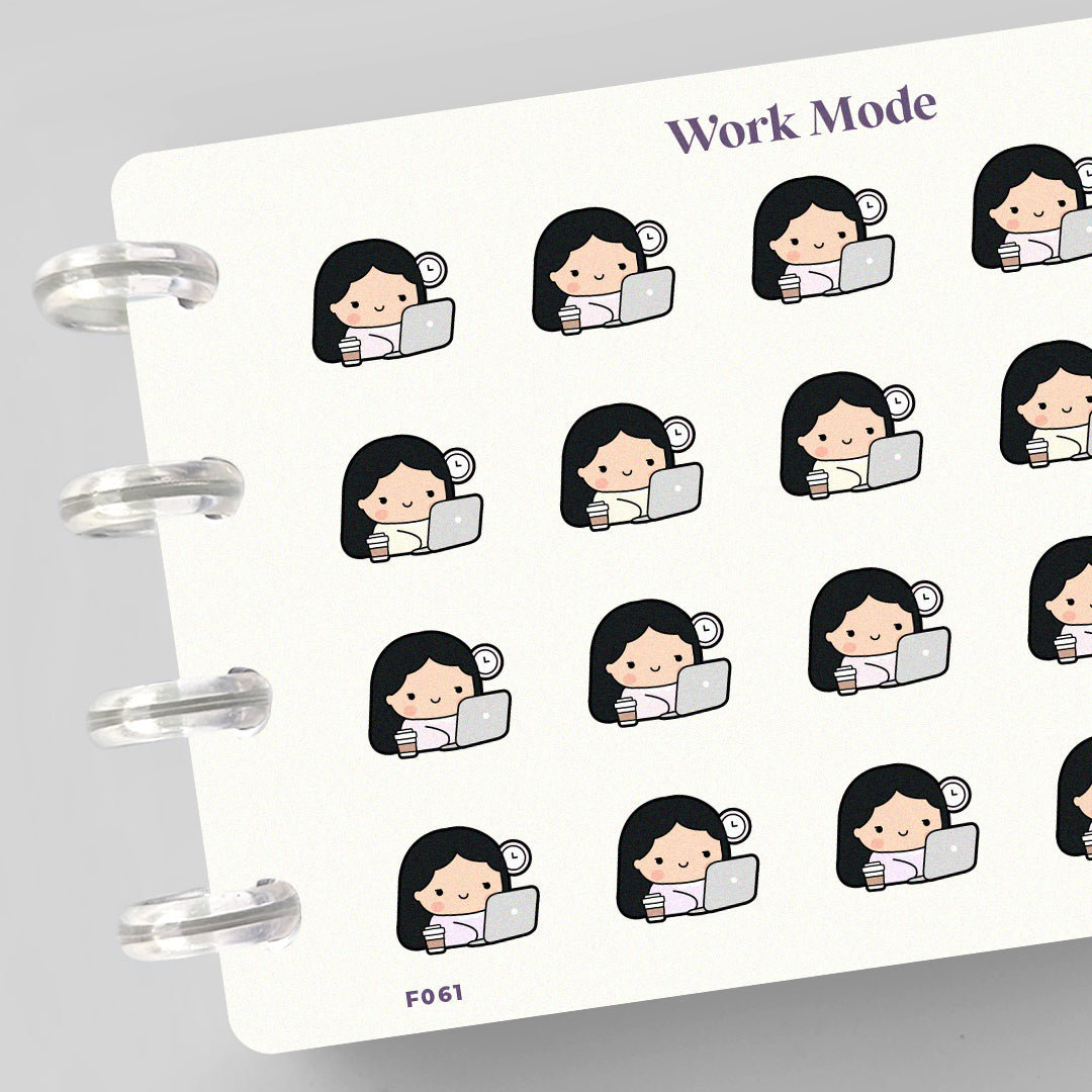 Work Mode Planner Stickers
