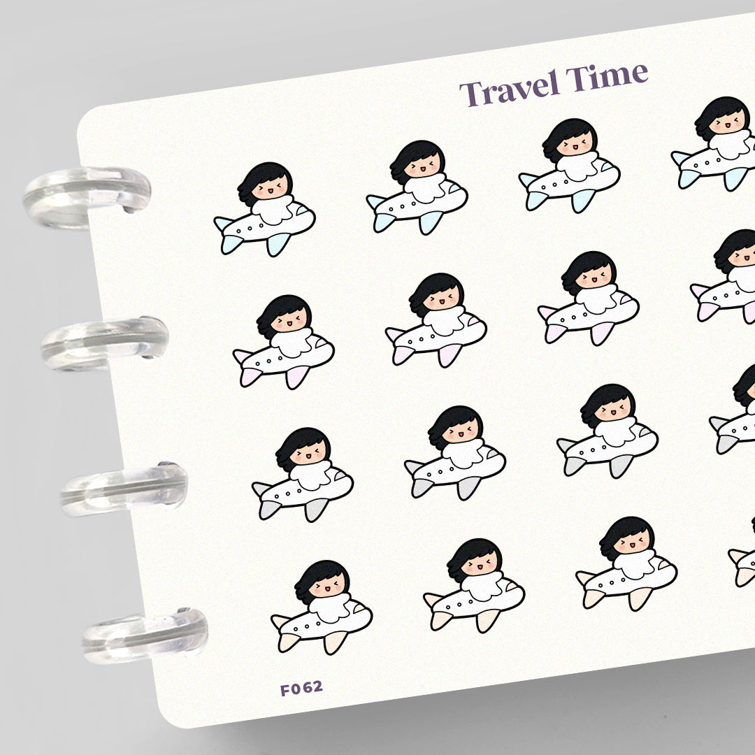 Travel Time Planner Stickers