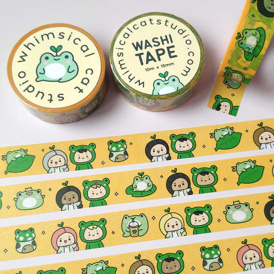Froggy Love Washi Tape