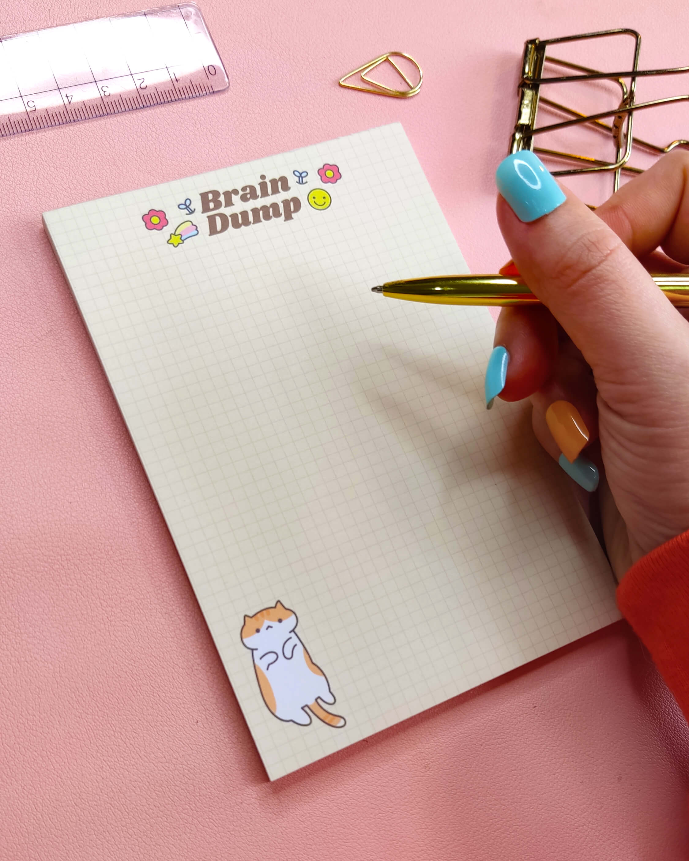 Cute Brain Dump Notepad
