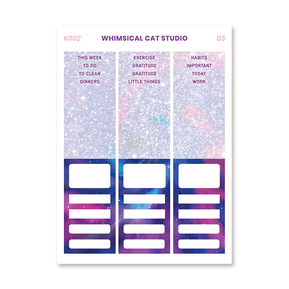 Out of this World Space Queens Weekly Kit