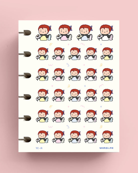 Iron Clothes Planner Stickers