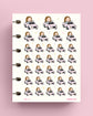 Driving Car Planner Stickers