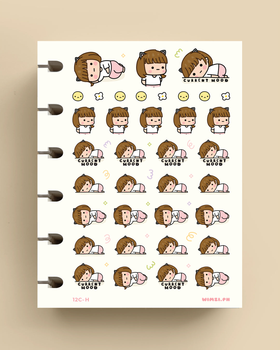Current Mood Planner Stickers