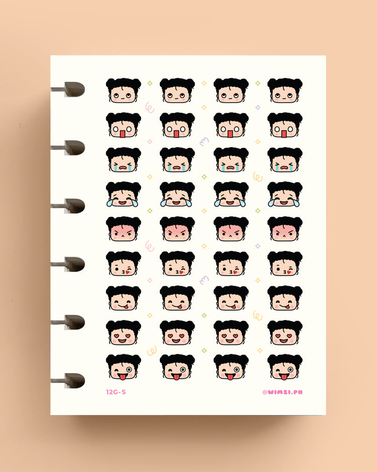 Emoji Head Planner Stickers