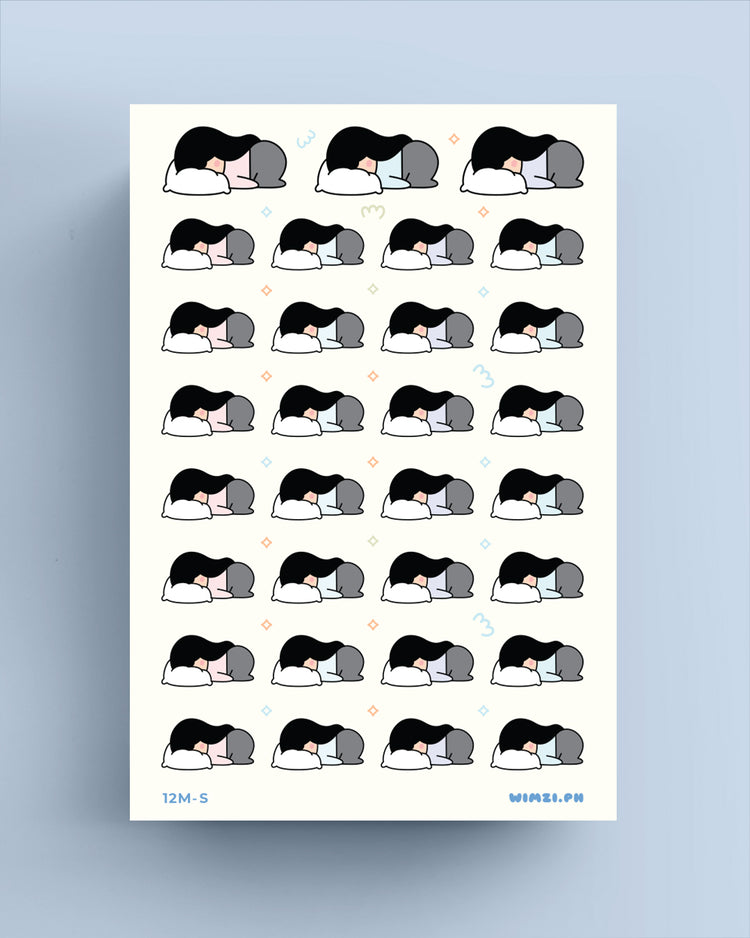 Slacking Off Planner Stickers