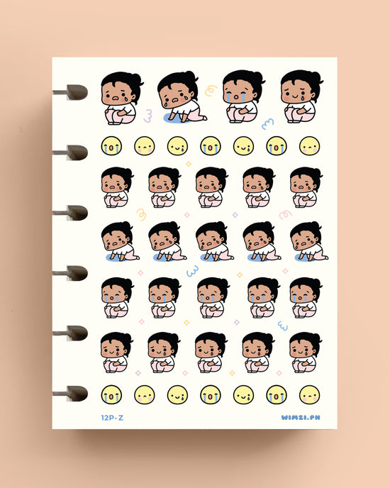 Bad Day Crying Girl - Planner Stickers