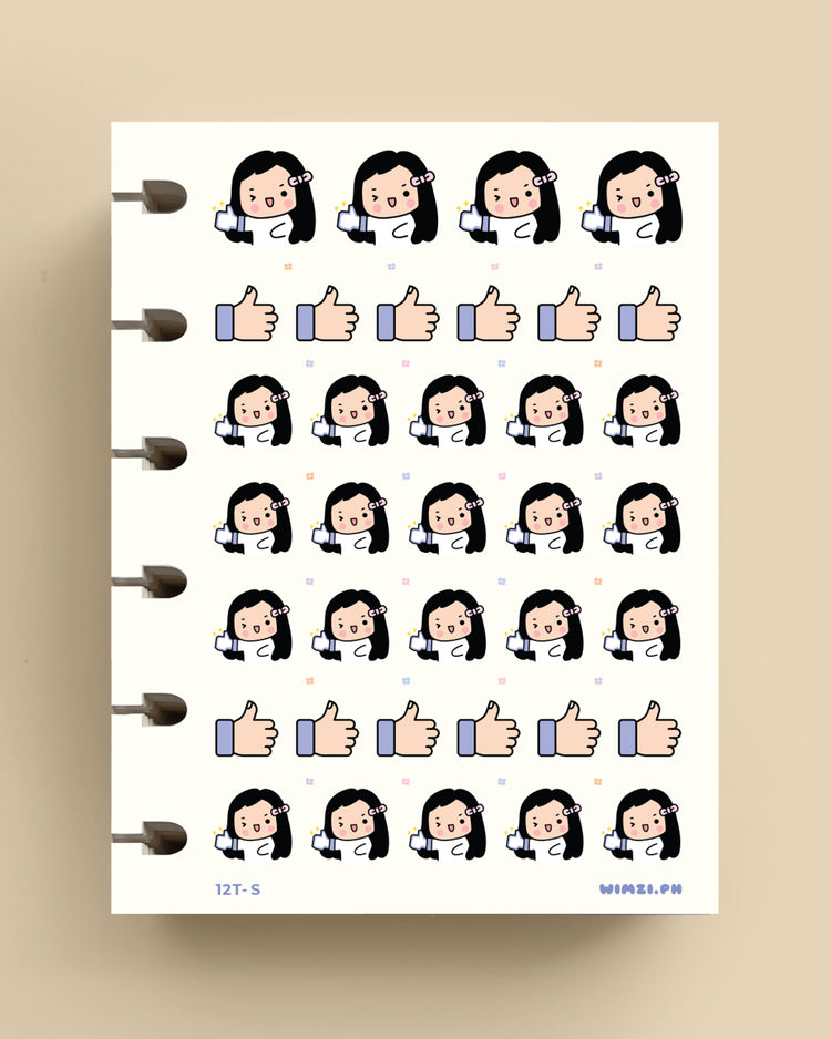 Like, Thumbs Up Planner Stickers