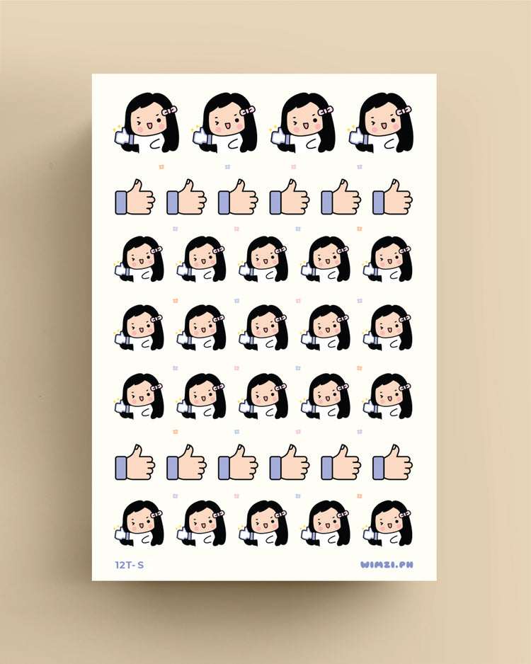 Like, Thumbs Up Planner Stickers