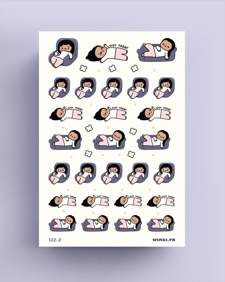 Not Today - Planner Stickers