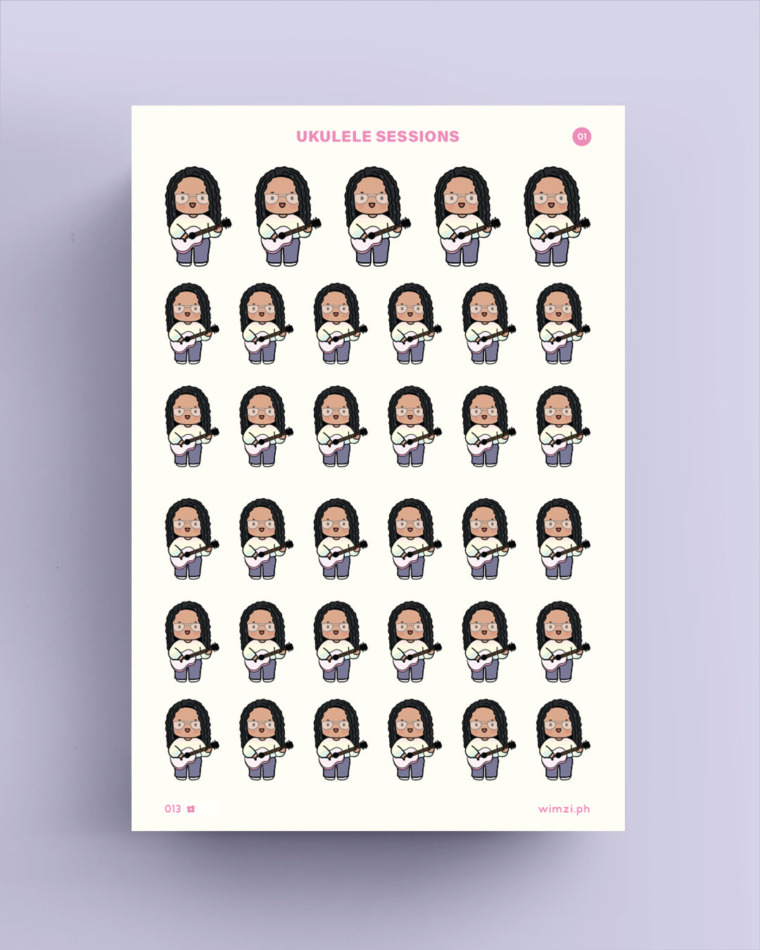 Ukulele Sessions Planner Stickers – Wimzi