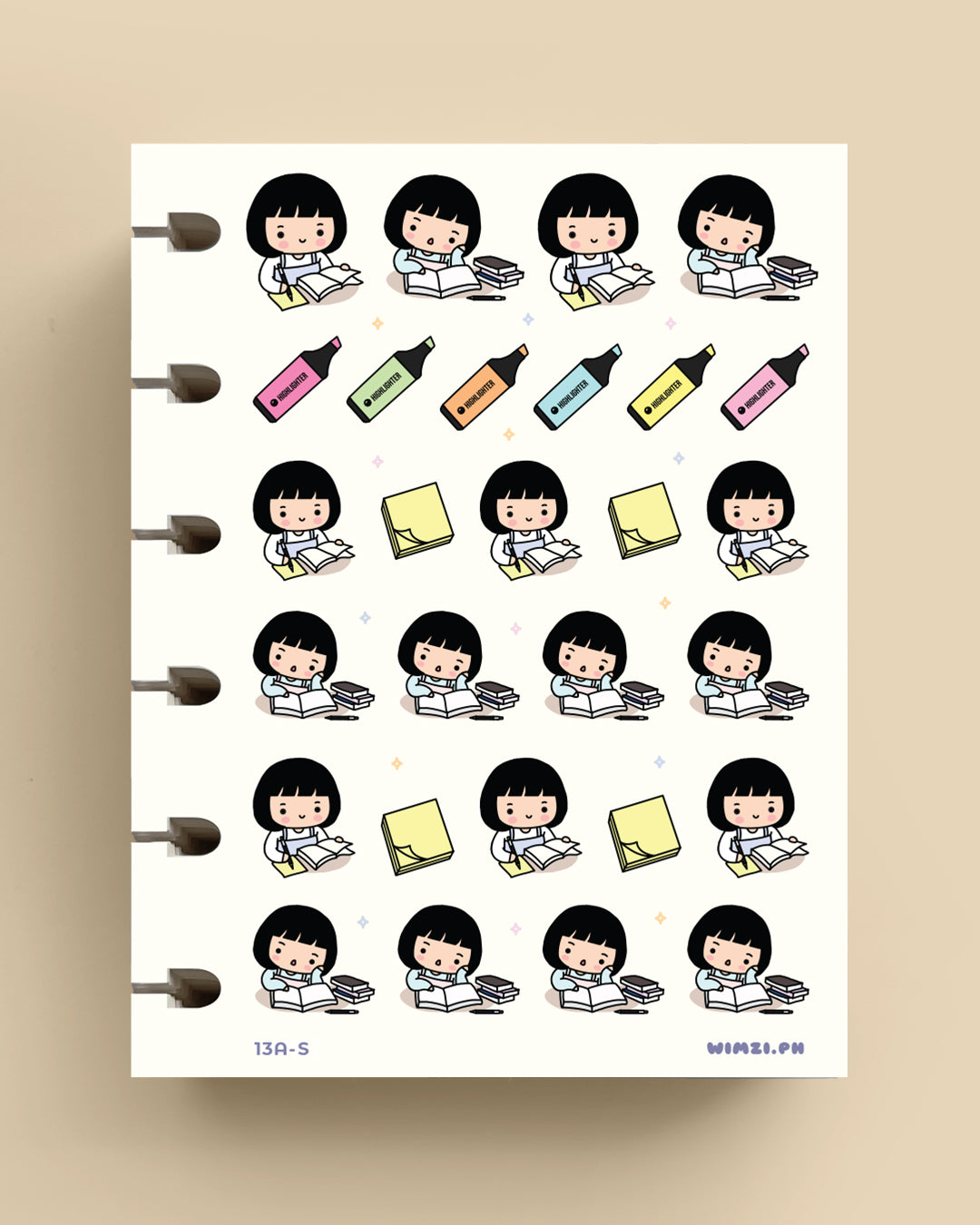 Study Planner Stickers – Wimzi