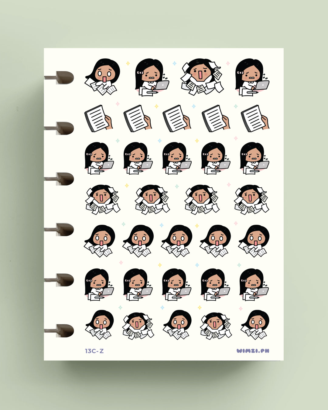 Paper Due Planner Stickers