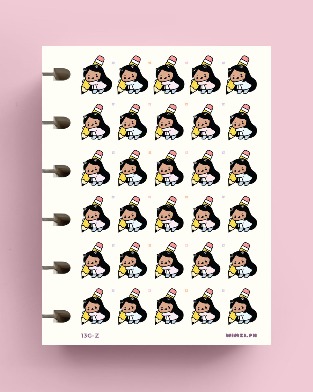 Pencil Drawing Planner Stickers
