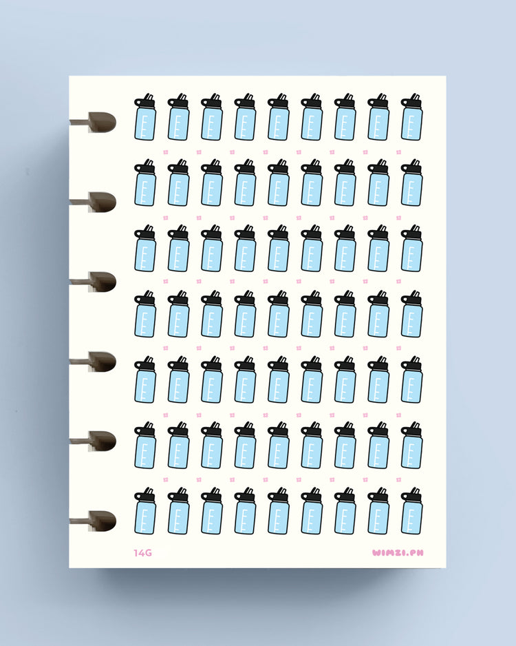 Water Bottle Planner Stickers