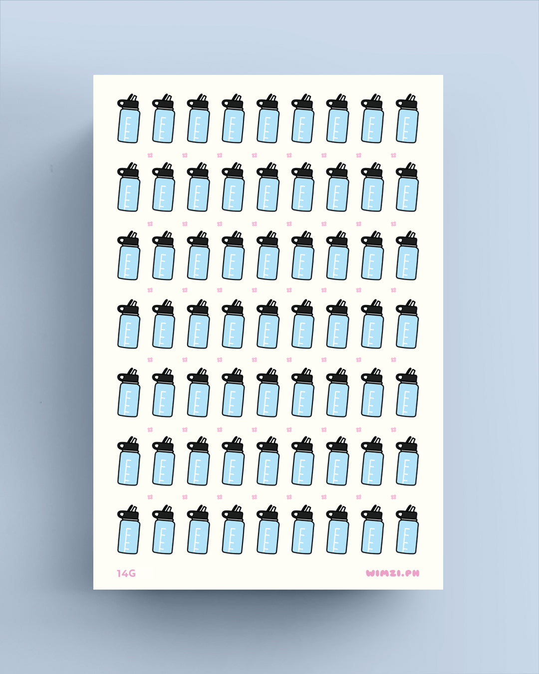 Water Bottle Planner Stickers