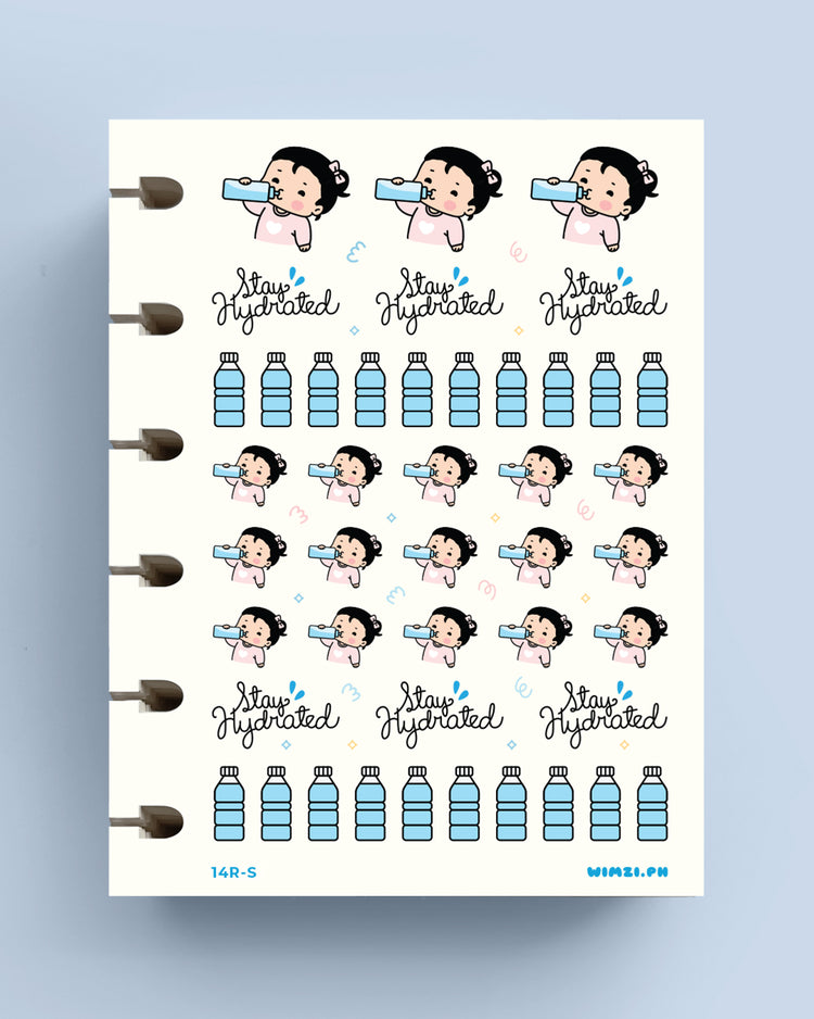 Stay Hydrated Planner Stickers