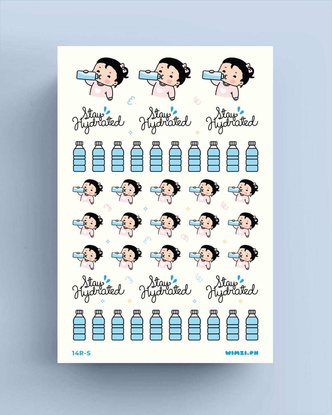 Stay Hydrated Planner Stickers
